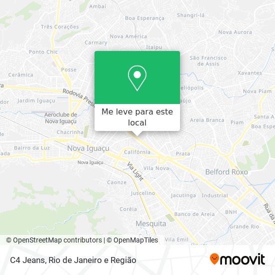 C4 Jeans mapa