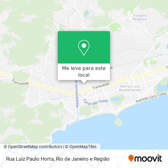 Rua Luiz Paulo Horta mapa