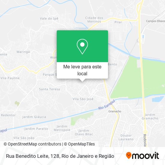 Rua Benedito Leite, 128 mapa