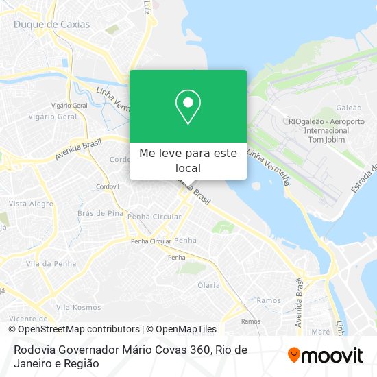 Rodovia Governador Mário Covas 360 mapa