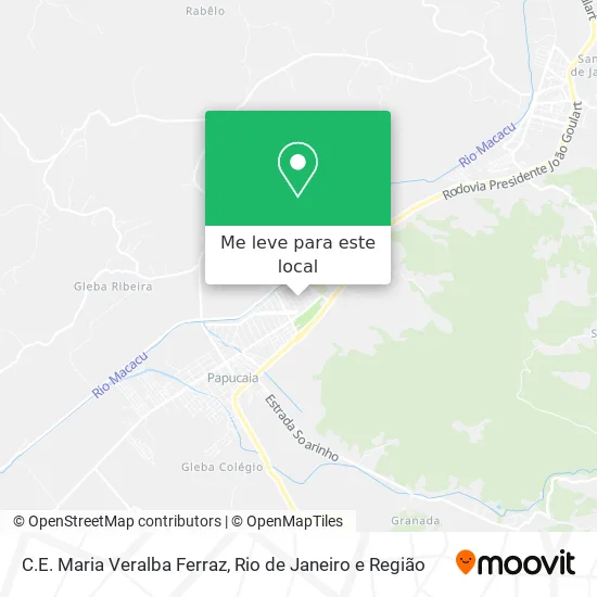 C.E. Maria Veralba Ferraz mapa