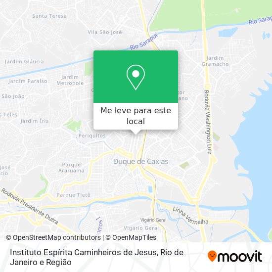 Instituto Espírita Caminheiros de Jesus mapa
