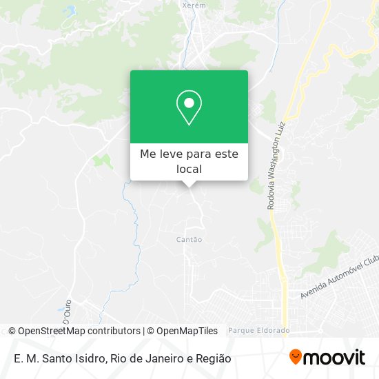 E. M. Santo Isidro mapa