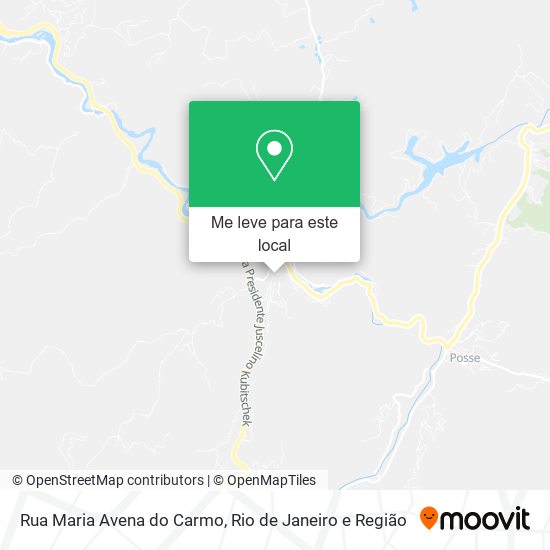 Rua Maria Avena do Carmo mapa