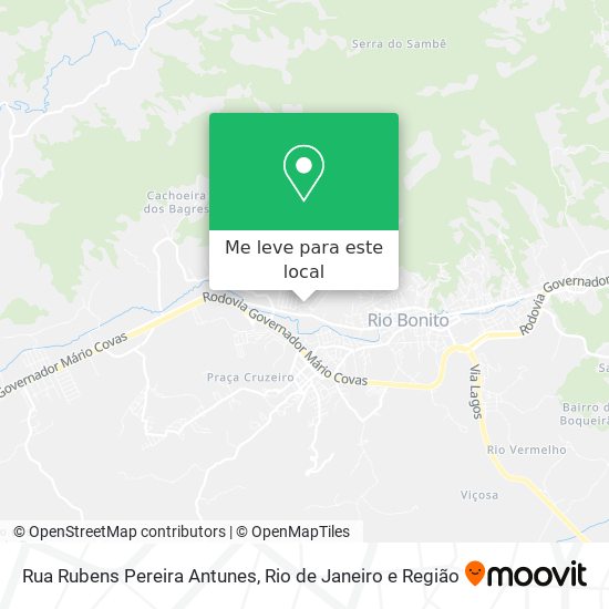 Rua Rubens Pereira Antunes mapa
