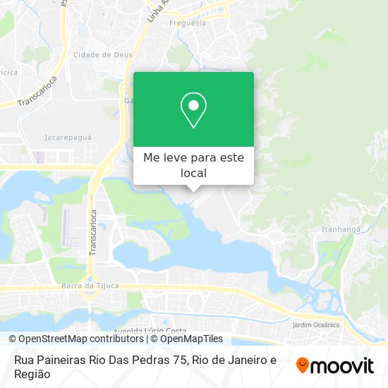 Rua Paineiras Rio Das Pedras 75 mapa