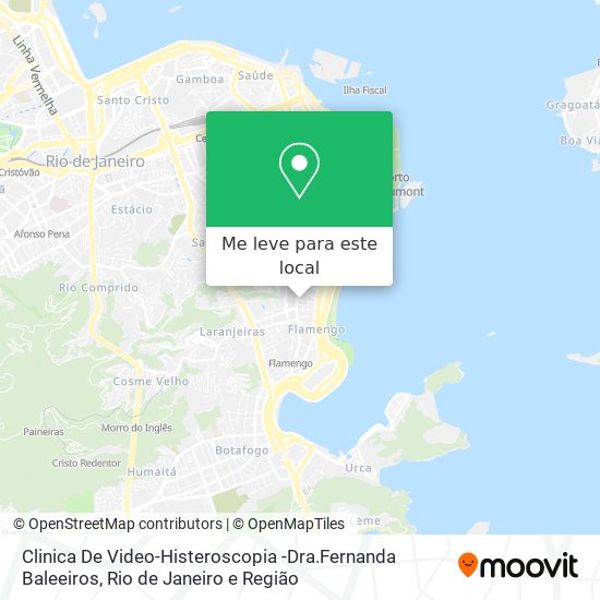 Clinica De Video-Histeroscopia -Dra.Fernanda Baleeiros mapa