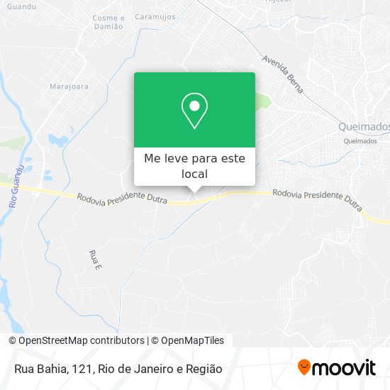 Rua Bahia, 121 mapa