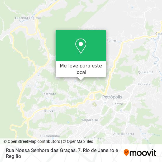 Rua Nossa Senhora das Graças, 7 mapa