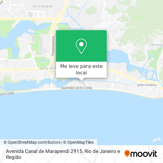 Avenida Canal de Marapendi 2915 mapa