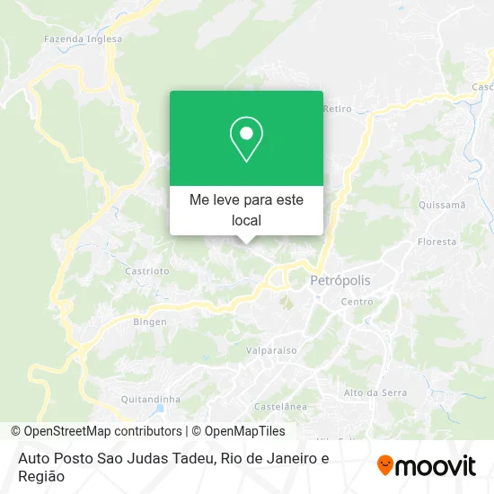 Auto Posto Sao Judas Tadeu mapa