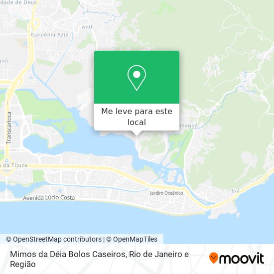 Mimos da Déia Bolos Caseiros mapa