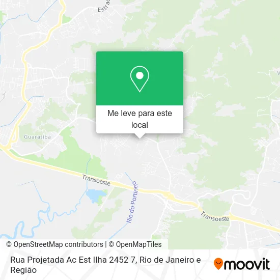 Rua Projetada Ac Est Ilha 2452 7 mapa