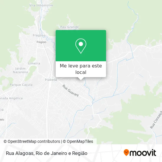 Rua Alagoas mapa