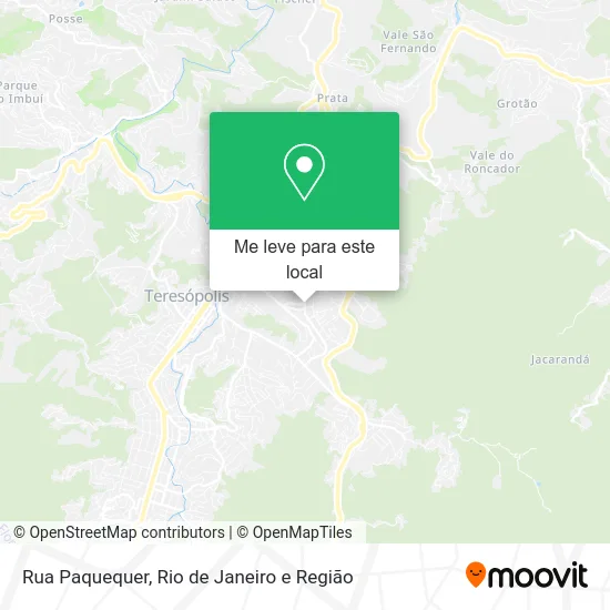 Rua Paquequer mapa