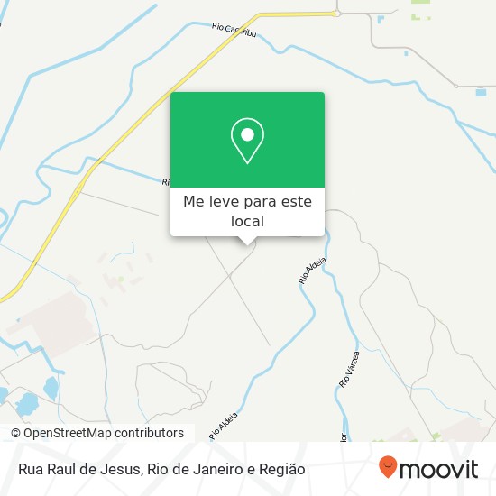 Rua Raul de Jesus mapa