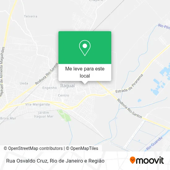 Rua Osvaldo Cruz mapa