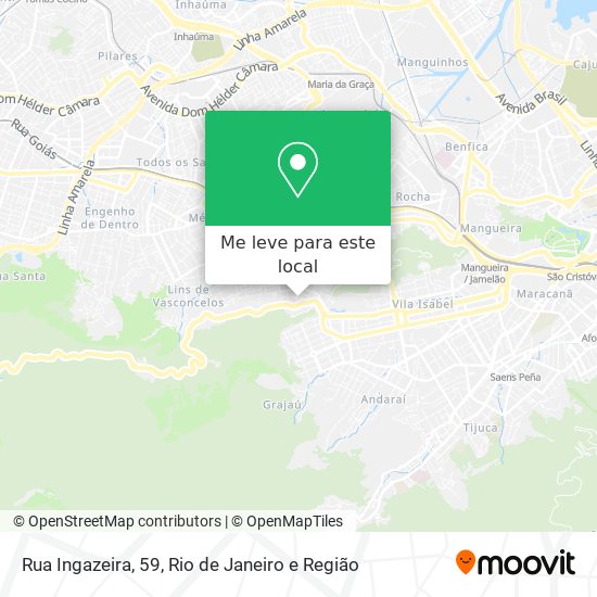 Rua Ingazeira, 59 mapa