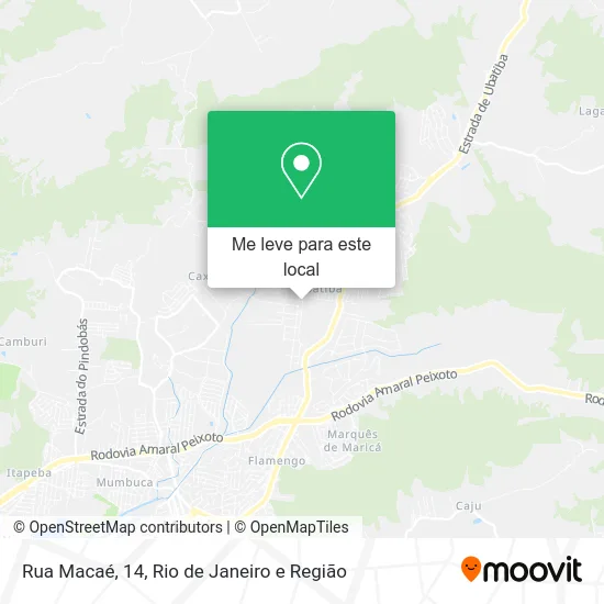Rua Macaé, 14 mapa
