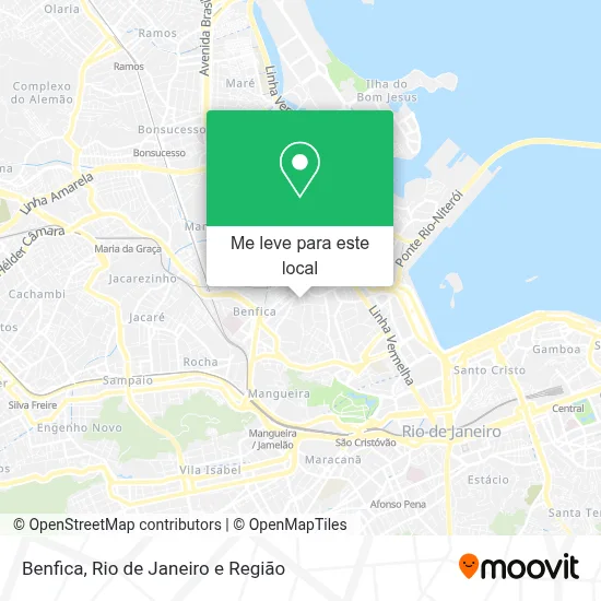 Benfica mapa