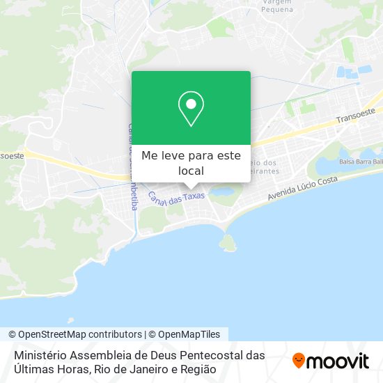 Ministério Assembleia de Deus Pentecostal das Últimas Horas mapa