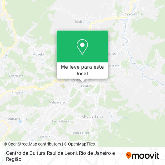 Centro de Cultura Raul de Leoni mapa