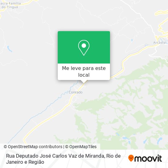 Rua Deputado José Carlos Vaz de Miranda mapa