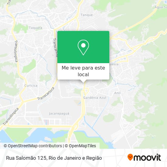 Rua Salomão 125 mapa