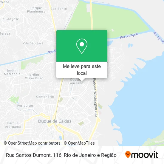 Rua Santos Dumont, 116 mapa