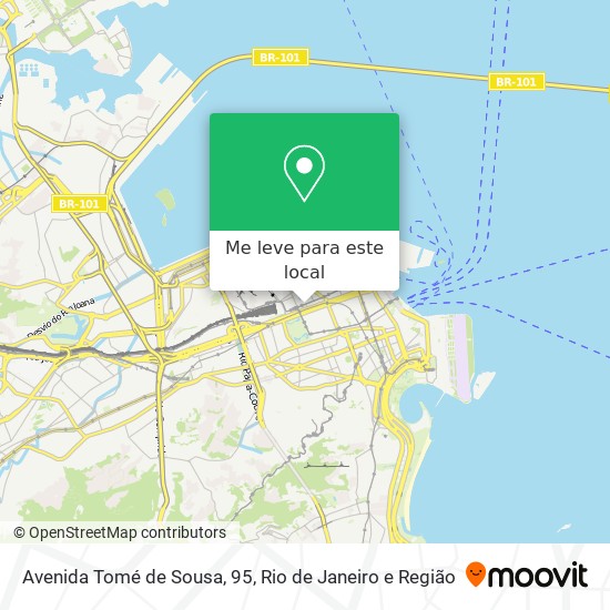 Avenida Tomé de Sousa, 95 mapa