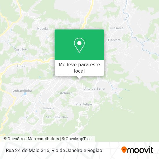Rua 24 de Maio 316 mapa