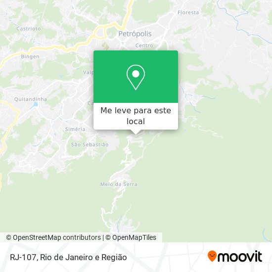 RJ-107 mapa
