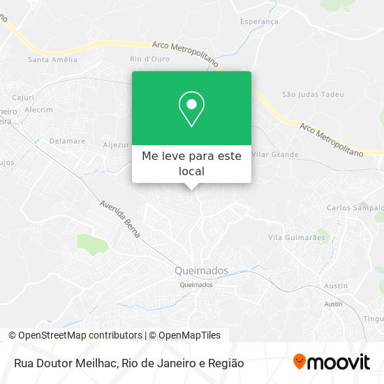 Rua Doutor Meilhac mapa