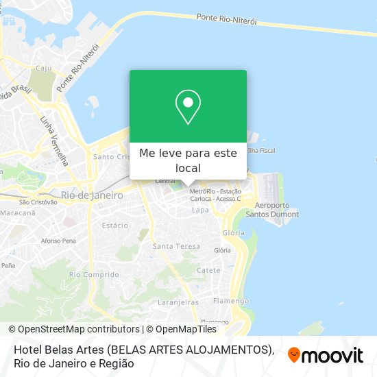 Hotel Belas Artes (BELAS ARTES ALOJAMENTOS) mapa