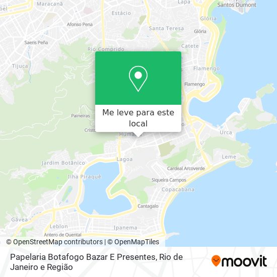 Papelaria Botafogo Bazar E Presentes mapa