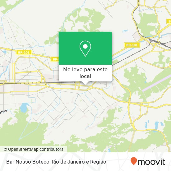 Bar Nosso Boteco mapa