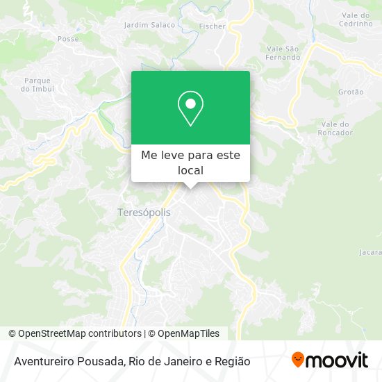 Aventureiro Pousada mapa
