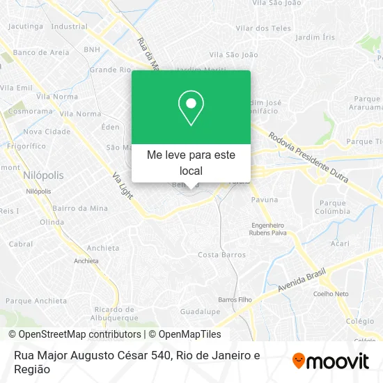 Rua Major Augusto César 540 mapa