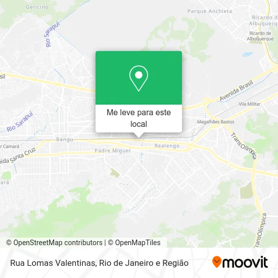 Rua Lomas Valentinas mapa