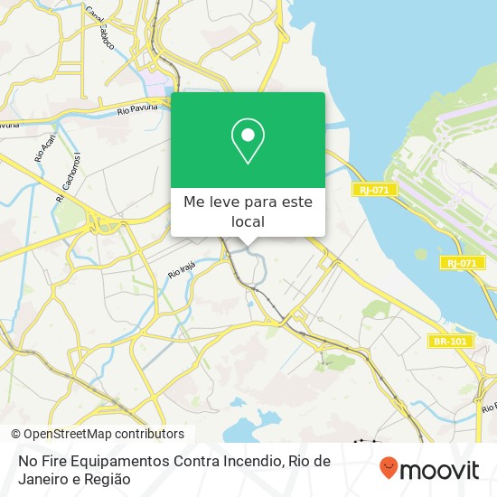 No Fire Equipamentos Contra Incendio mapa