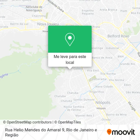 Rua Helio Mendes do Amaral 9 mapa