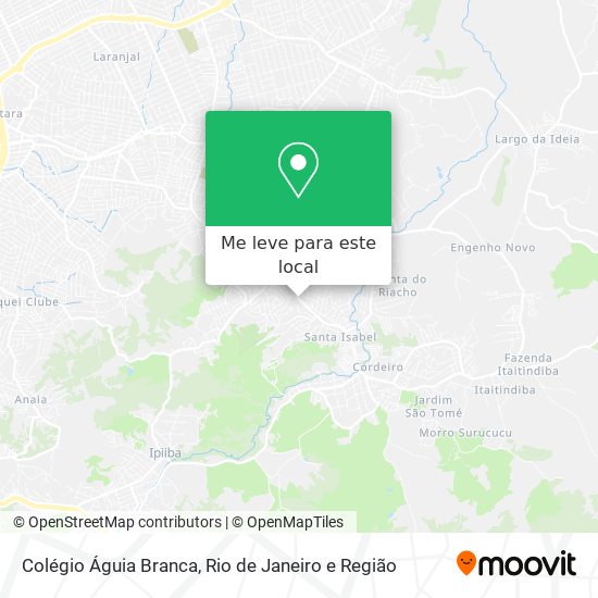 Colégio Águia Branca mapa