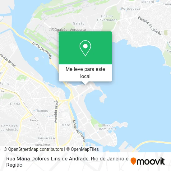Rua Maria Dolores Lins de Andrade mapa