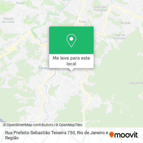 Rua Prefeito Sebastião Teixeira 750 mapa
