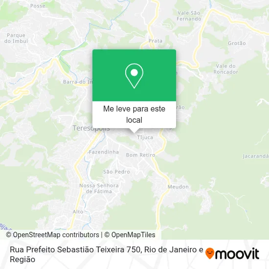 Rua Prefeito Sebastião Teixeira 750 mapa
