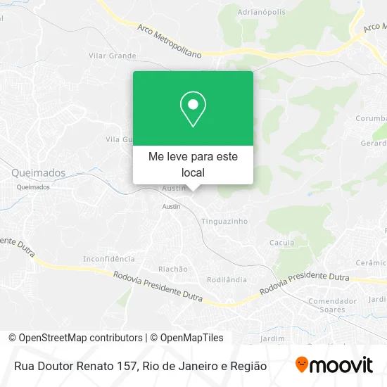 Rua Doutor Renato 157 mapa