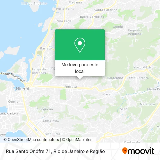 Rua Santo Onófre 71 mapa