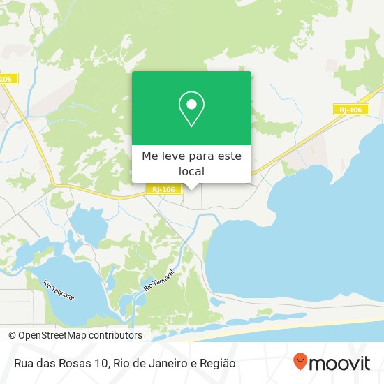 Rua das Rosas 10 mapa