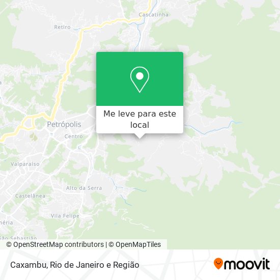 Caxambu mapa