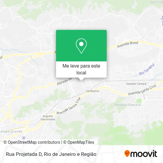 Rua Projetada D mapa